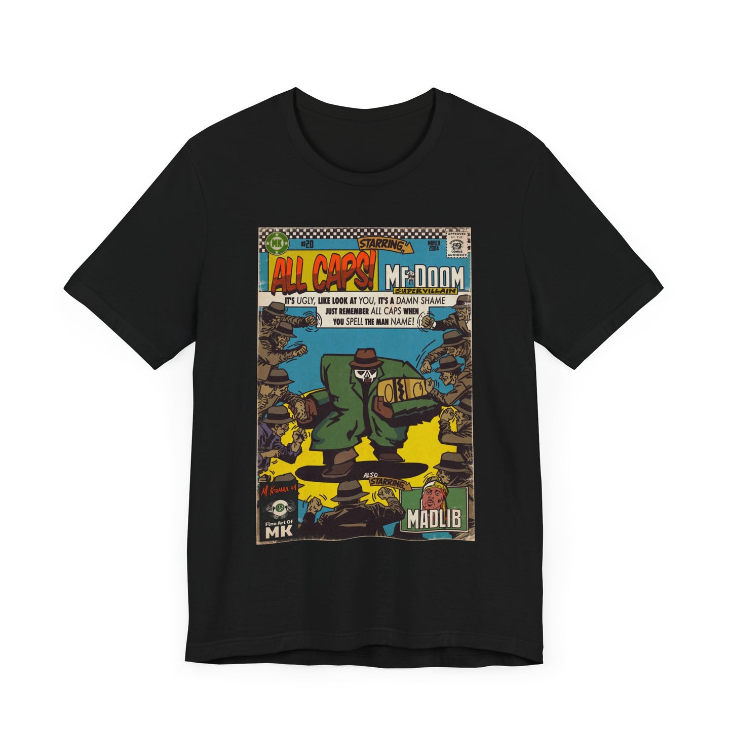 DOOM - All Caps - Unisex Jersey Short Sleeve Tee