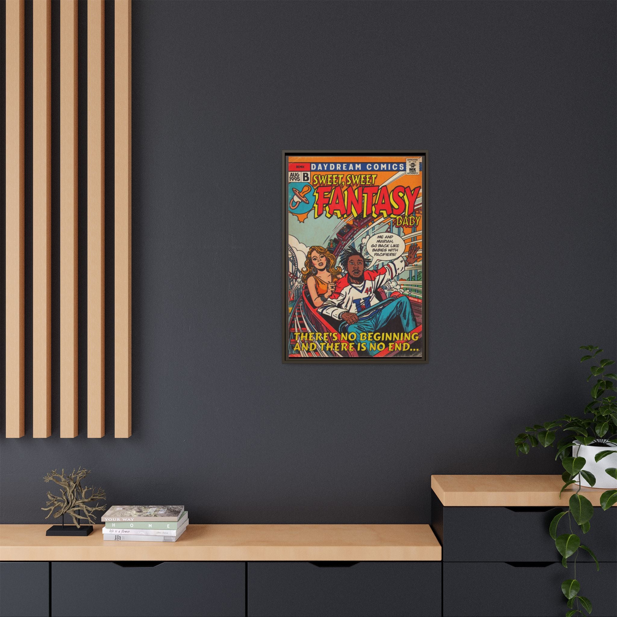 Fantasy Remix - Matte Canvas, Framed (Multi-color)