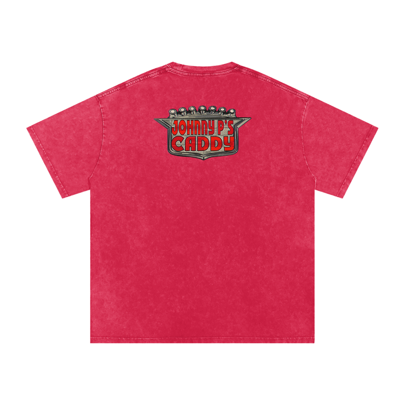 Johnny P's Caddy - Snow Washed Oversized Cotton T-Shirt