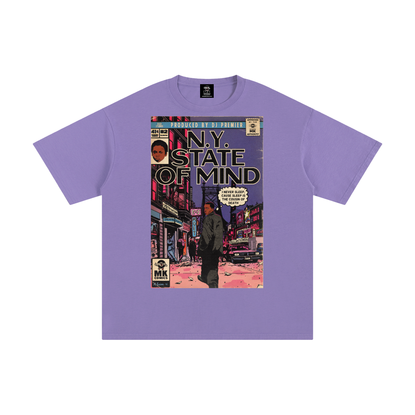 NY State of Mind - MK Classics - Unisex Pure Cotton T-Shirt