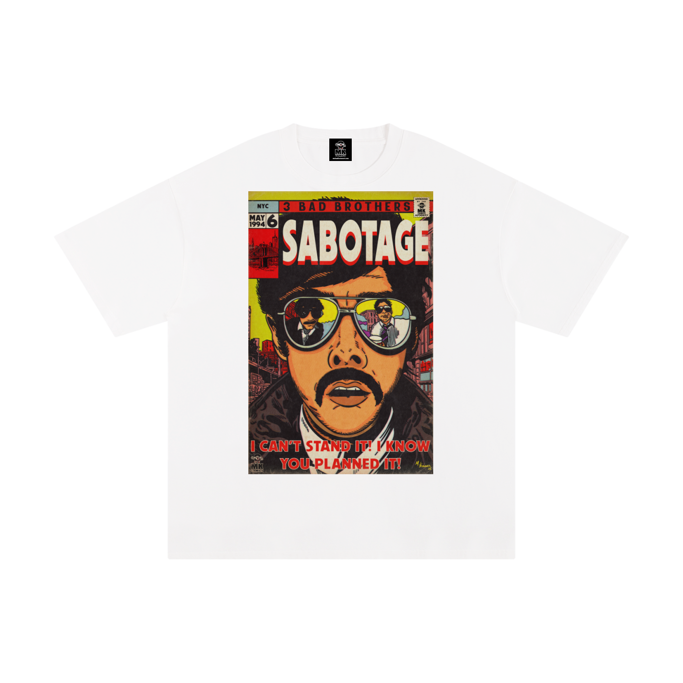 Sabotage - MK Classics - Unisex Pure Cotton T-Shirt