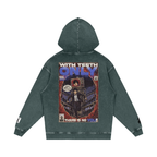 Only - Snow Washed Loose Cotton Hoodie