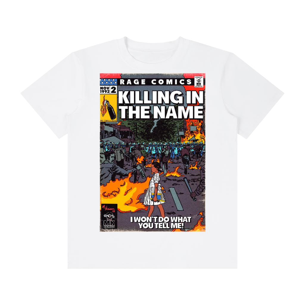 Killing in the Name - Unisex Classic Crew Neck Cotton T-Shirt