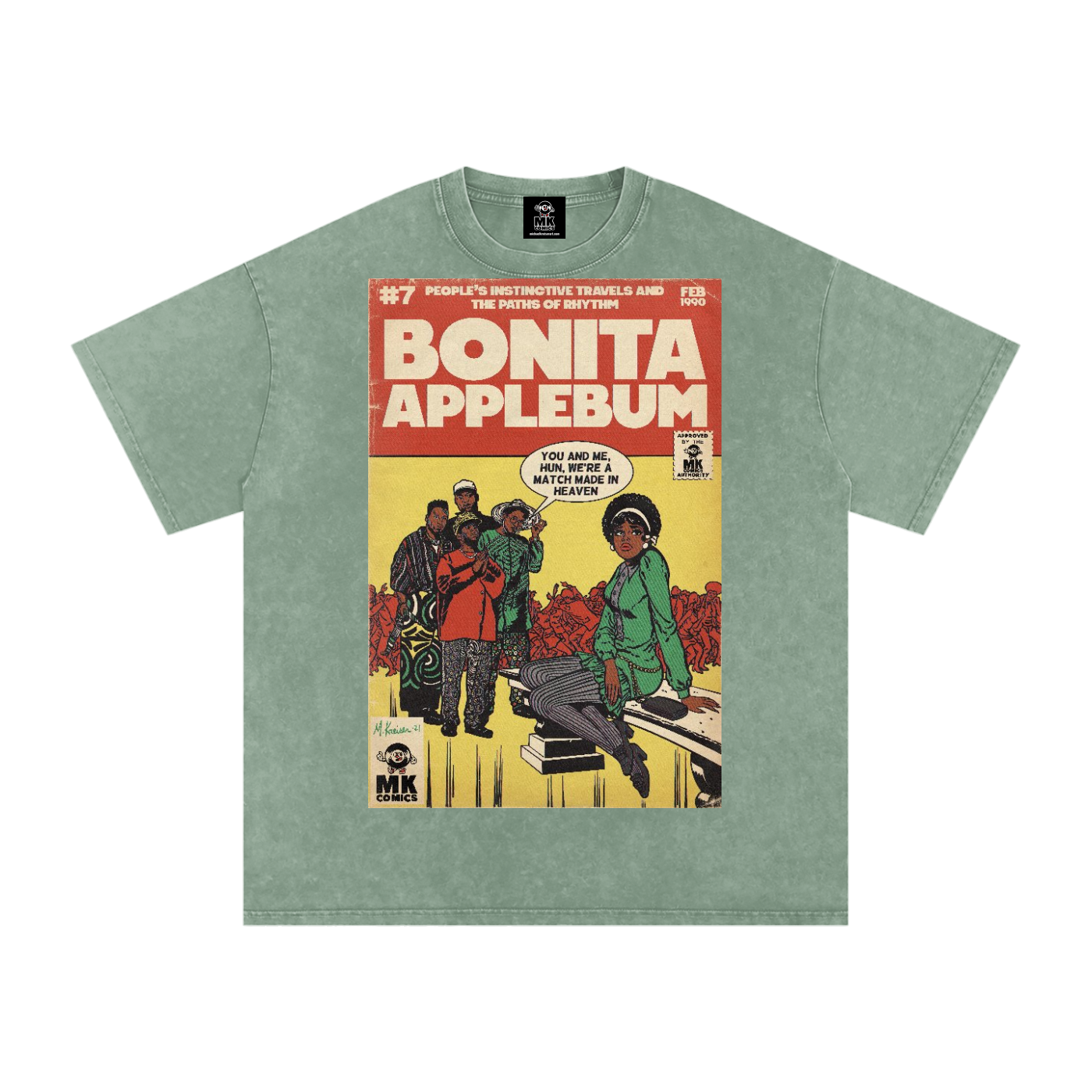 Bonita Applebum - Snow Washed Oversized Cotton T-Shirt