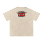 Johnny P's Caddy - Snow Washed Oversized Cotton T-Shirt