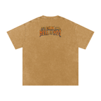 It's Dark & Hell is Hot - Snow Washed Oversized Cotton T-Shirt