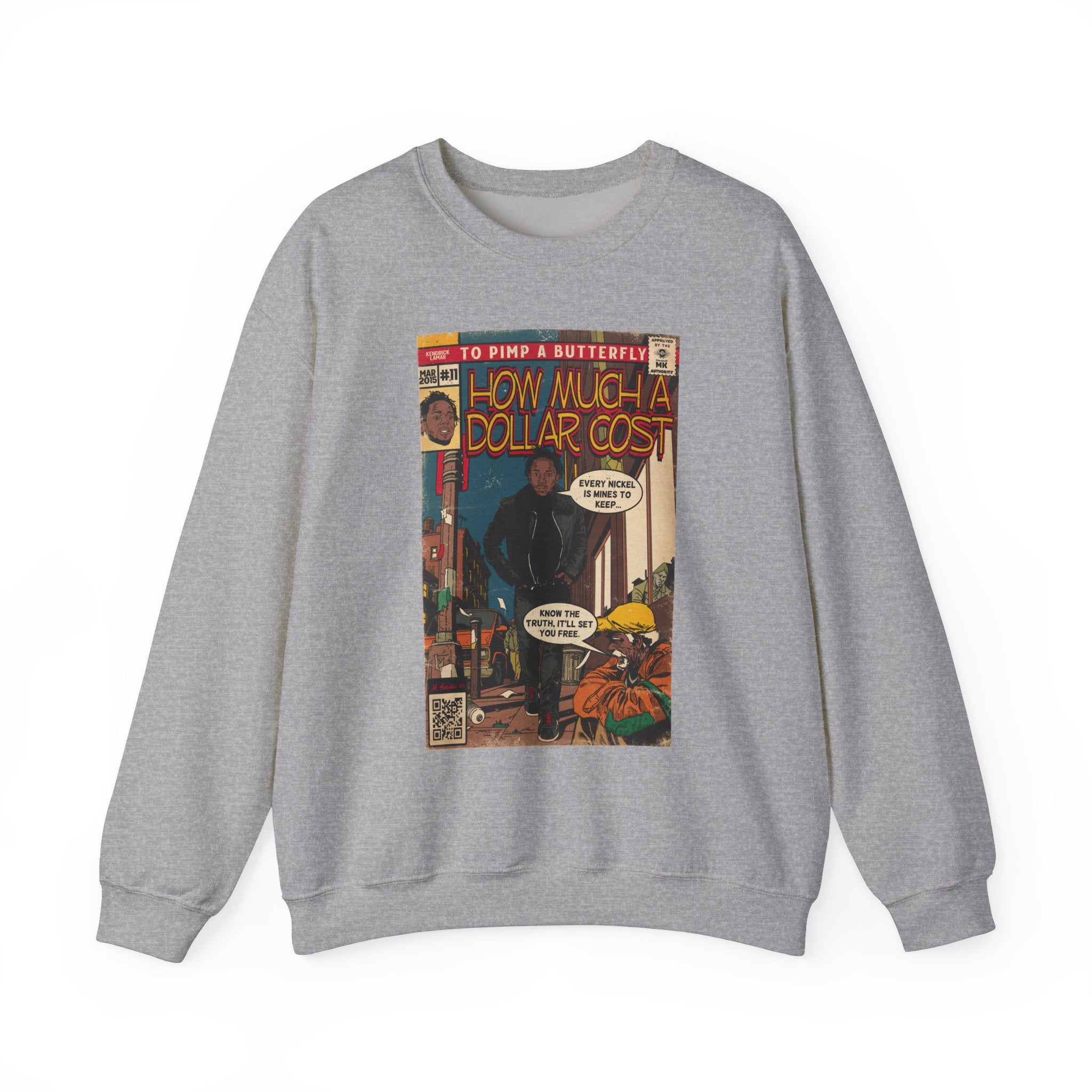 How Much A Dollar Cost- Unisex Heavy Blend™ Crewneck Sweatshirt