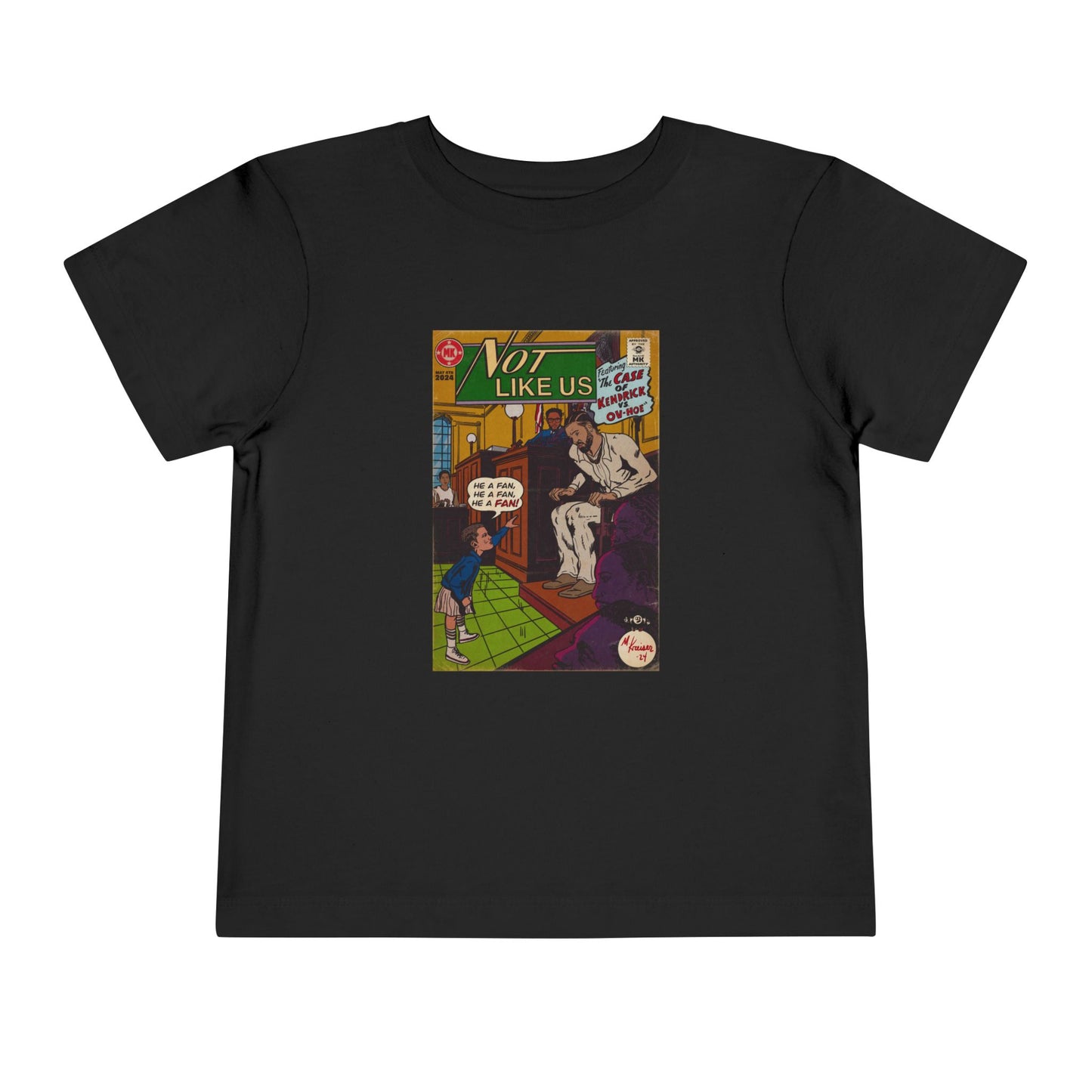 Kendrick Lamar - Not Like Us - Toddler Short Sleeve Tee