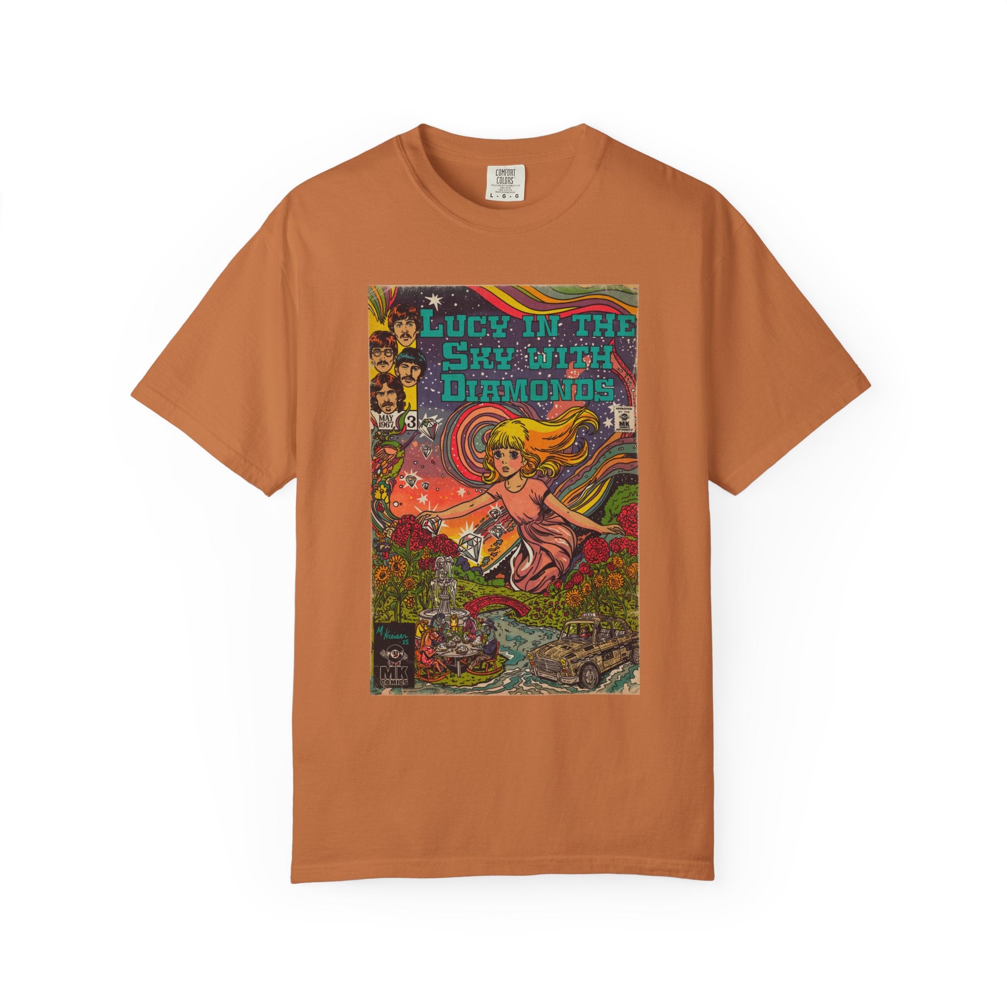 Lucy in the Sky with Diamonds - Unisex Comfort Colors T-shirt