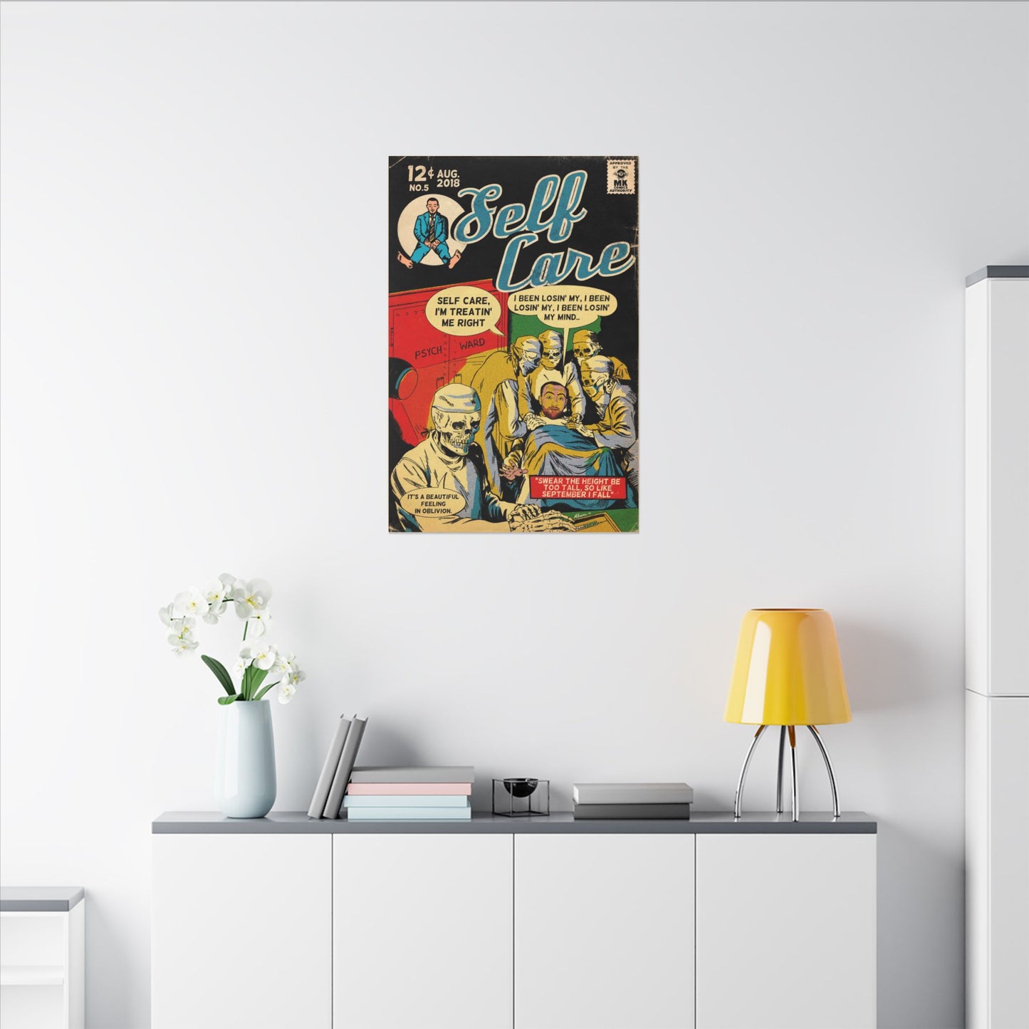 Self Care - Matte Canvas, Stretched