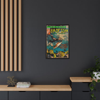 Badfish - Matte Canvas, Framed (Multi-color)