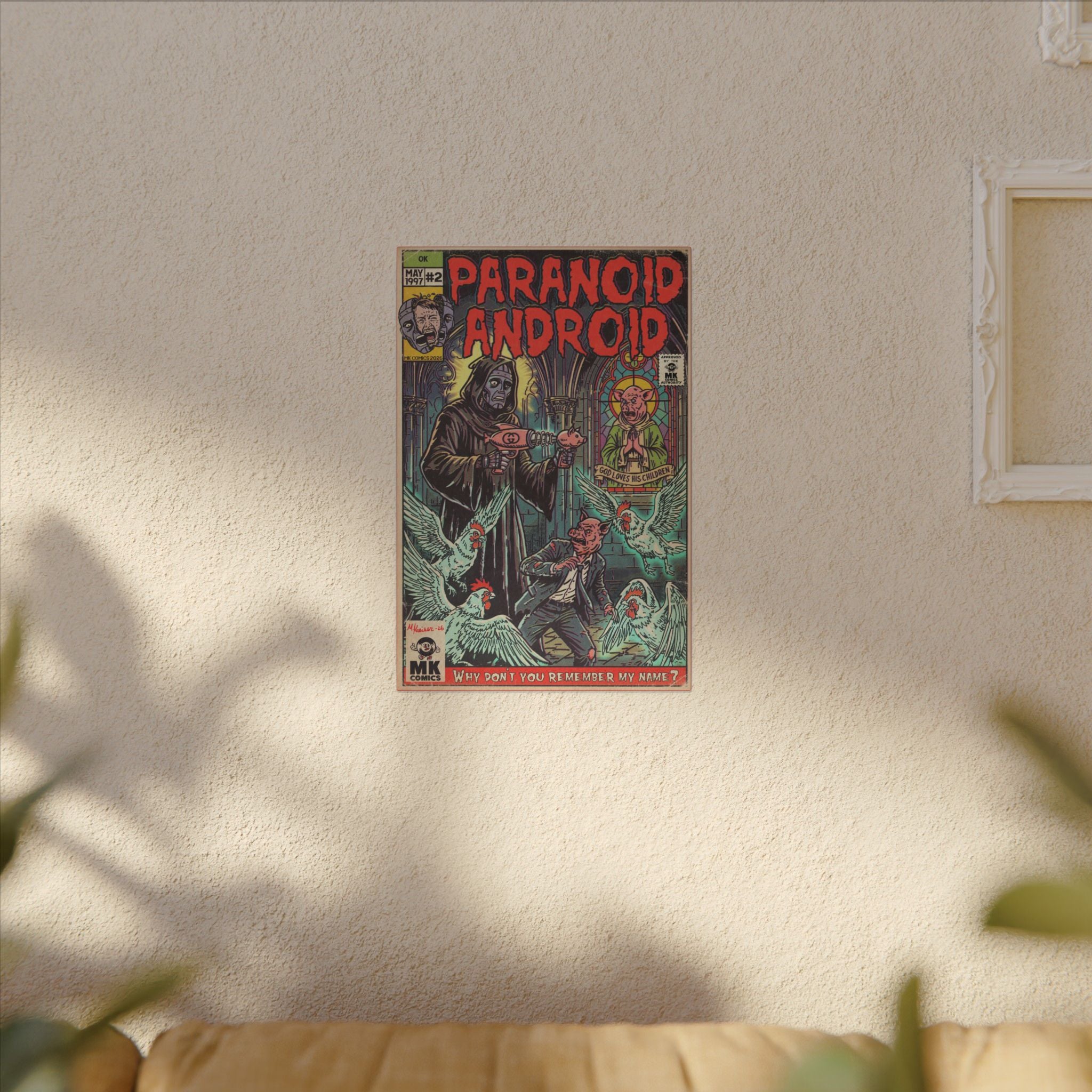 Paranoid Android - Matte Canvas, Stretched, 0.75" (Multi-Size)