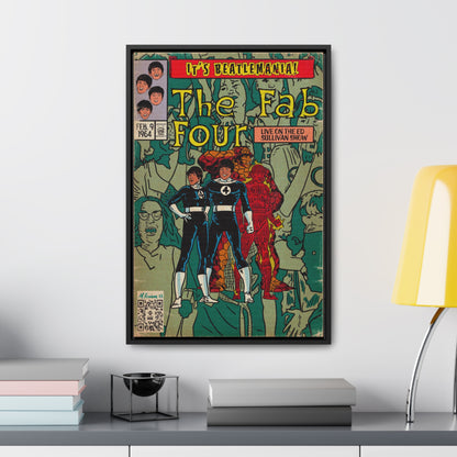 The Beatles - Beatlemania - Gallery Canvas Wraps, Vertical Frame