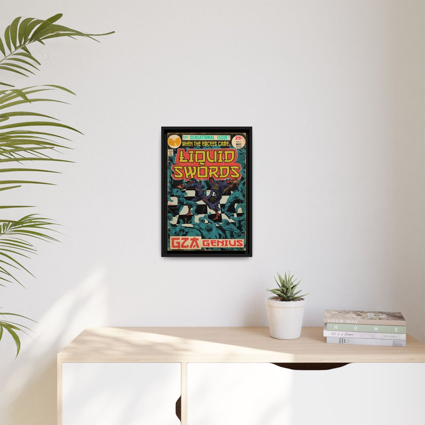 GZA/Genius - Liquid Swords - Gallery Canvas Wraps, Vertical Frame
