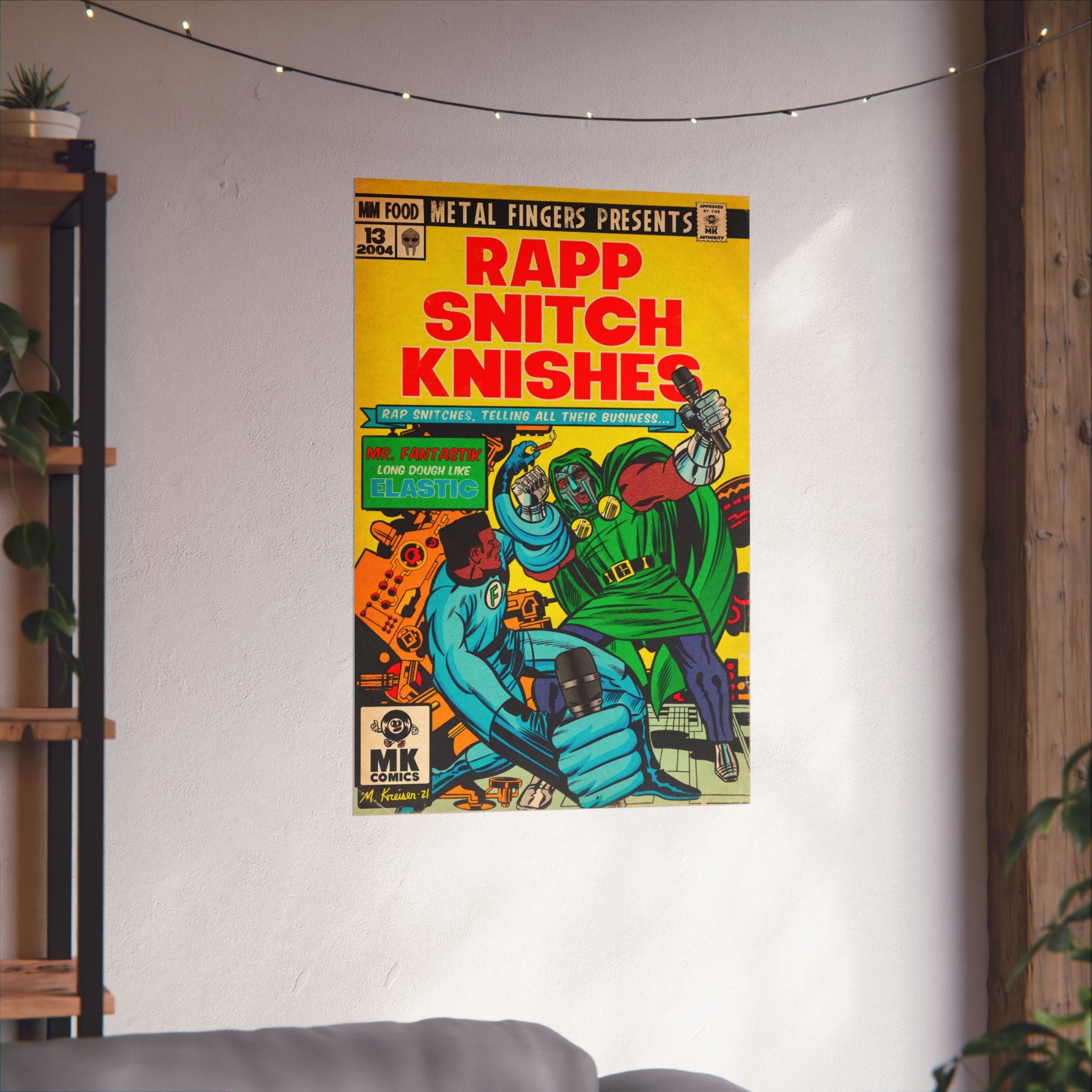 Rapp Snitch Knishes - Vertical Matte Poster