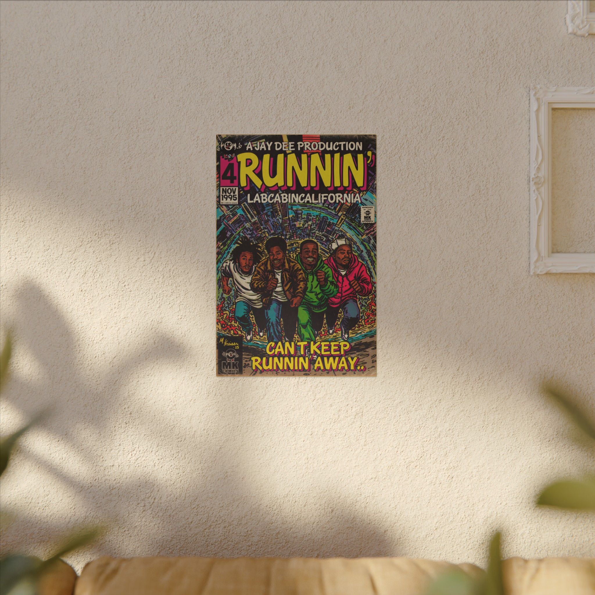 Runnin' - Matte Canvas, Stretched, 0.75" (Multi-Size)