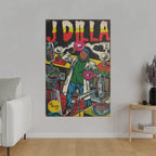 Dilla - Comic Book Art - Matte Canvas, Stretched, 0.75"