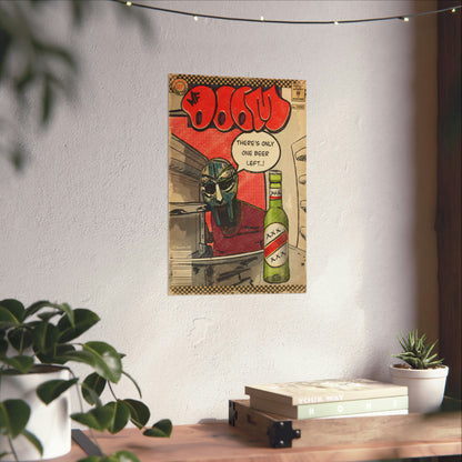 MF DOOM - One Beer - Vertical Matte Poster