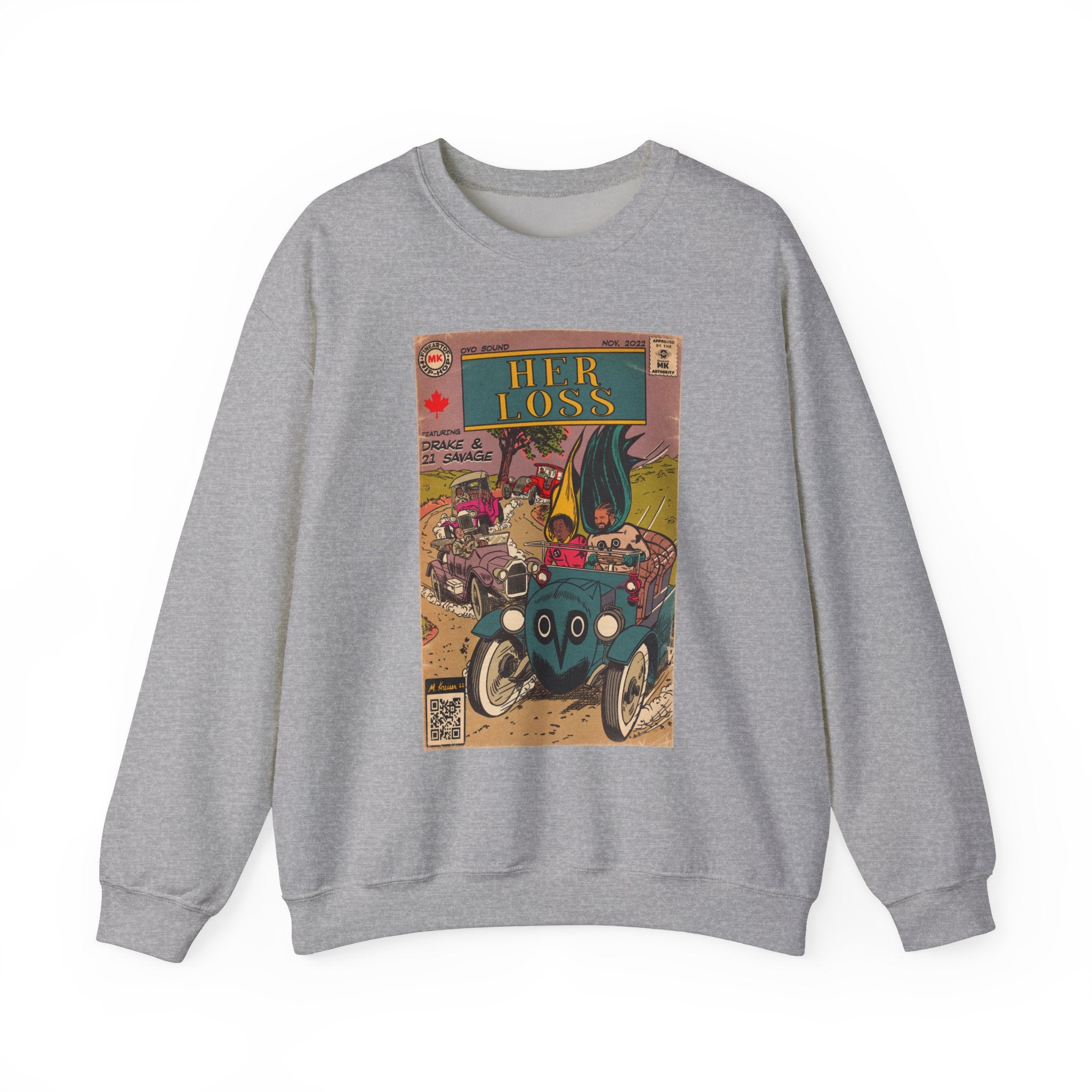 Her Loss - Unisex Heavy Blend™ Crewneck Sweatshirt