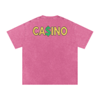 Casino - Snow Washed Oversized Cotton T-Shirt