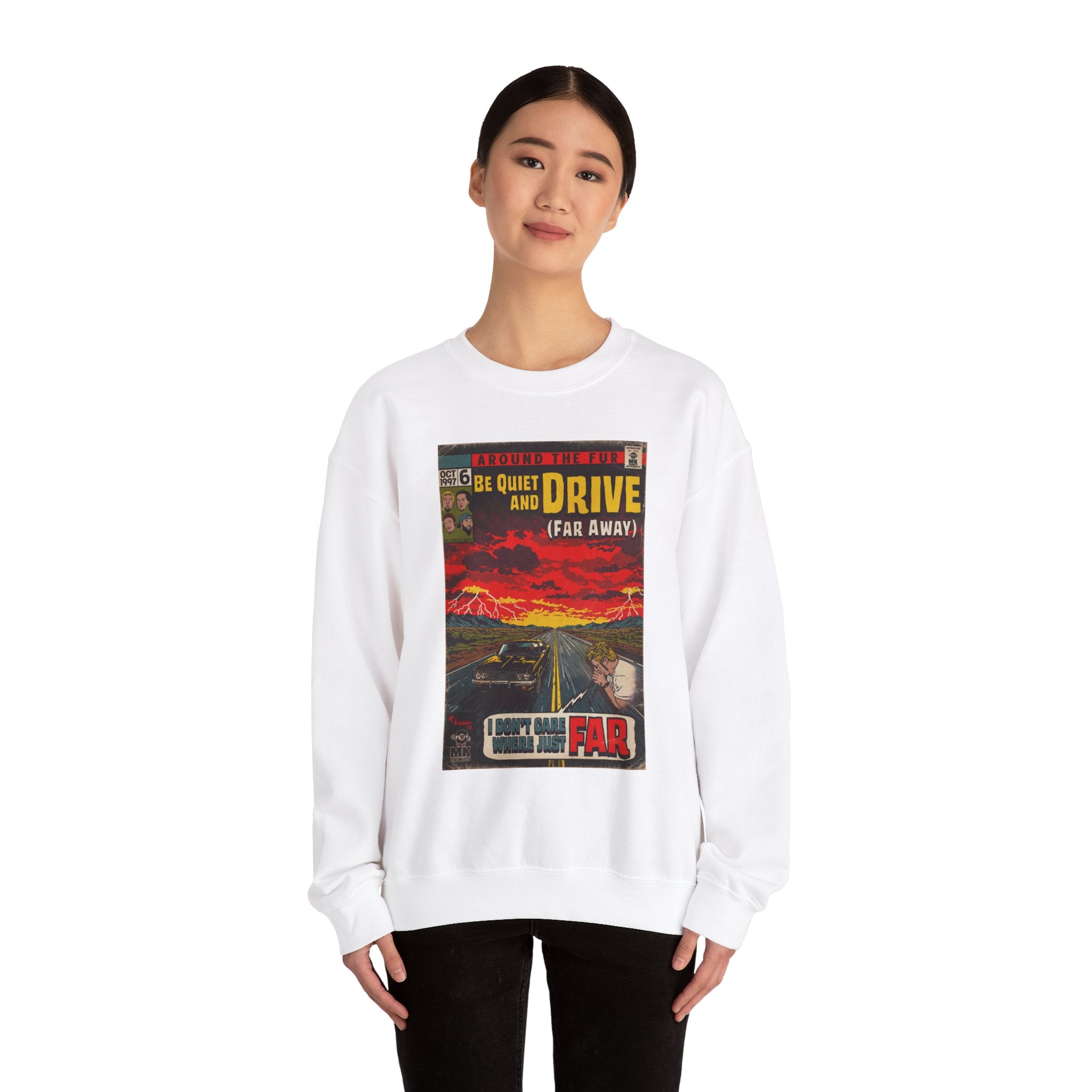 Be Quiet and Drive - Unisex Heavy Blend™ Crewneck Sweatshirt