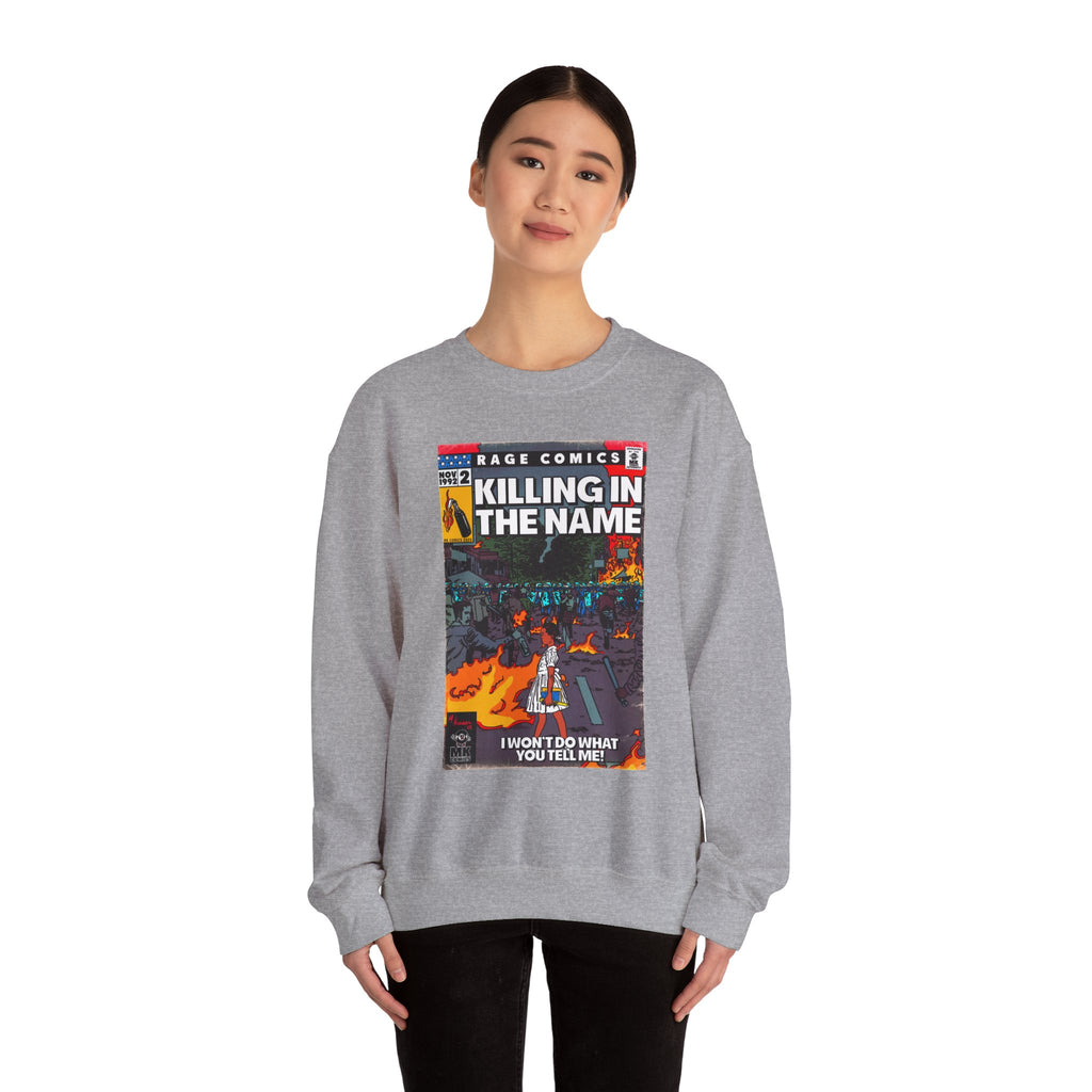 Rage - Killing In the Name - Unisex Heavy Blend™ Crewneck Sweatshirt
