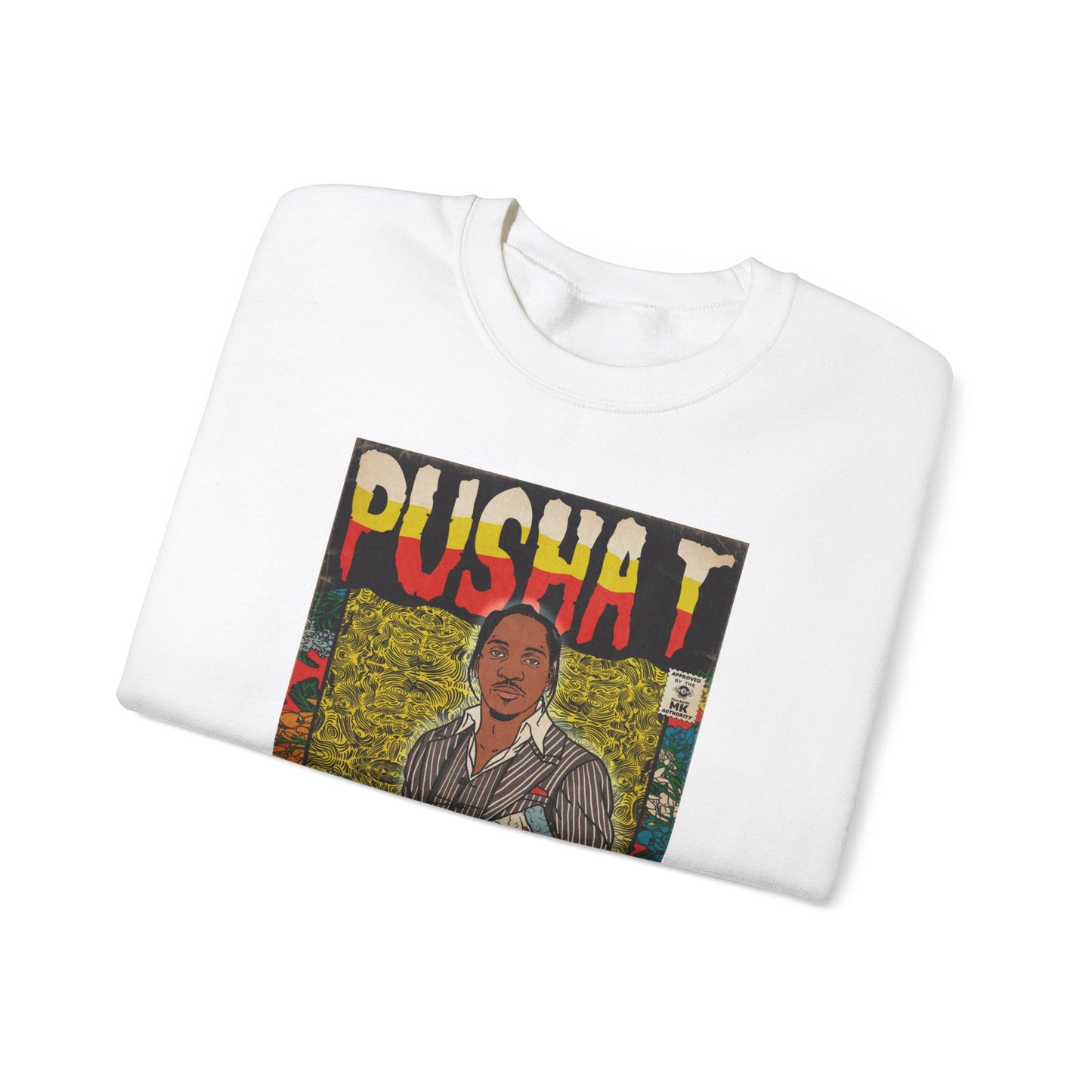 Pusha T - Comic Book Art - Unisex Heavy Blend™ Crewneck Sweatshirt