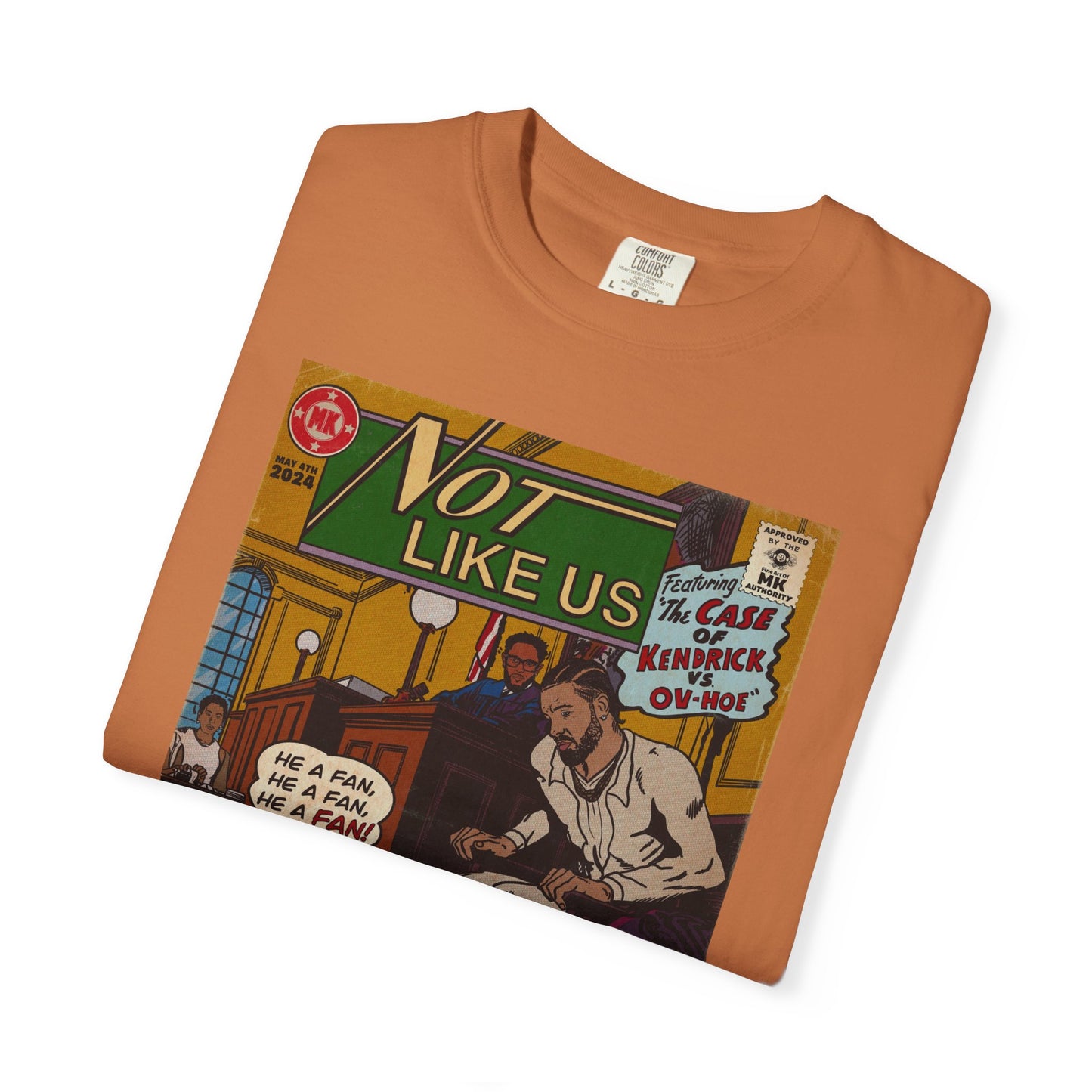 Kendrick Lamar - Not Like Us - Unisex Comfort Colors T-shirt
