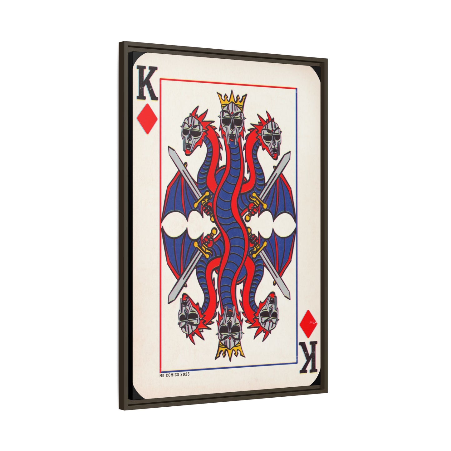 King Geedorah - Matte Canvas, Framed (Multi-color)