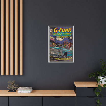 Regulate - Matte Canvas, Framed (Multi-color)