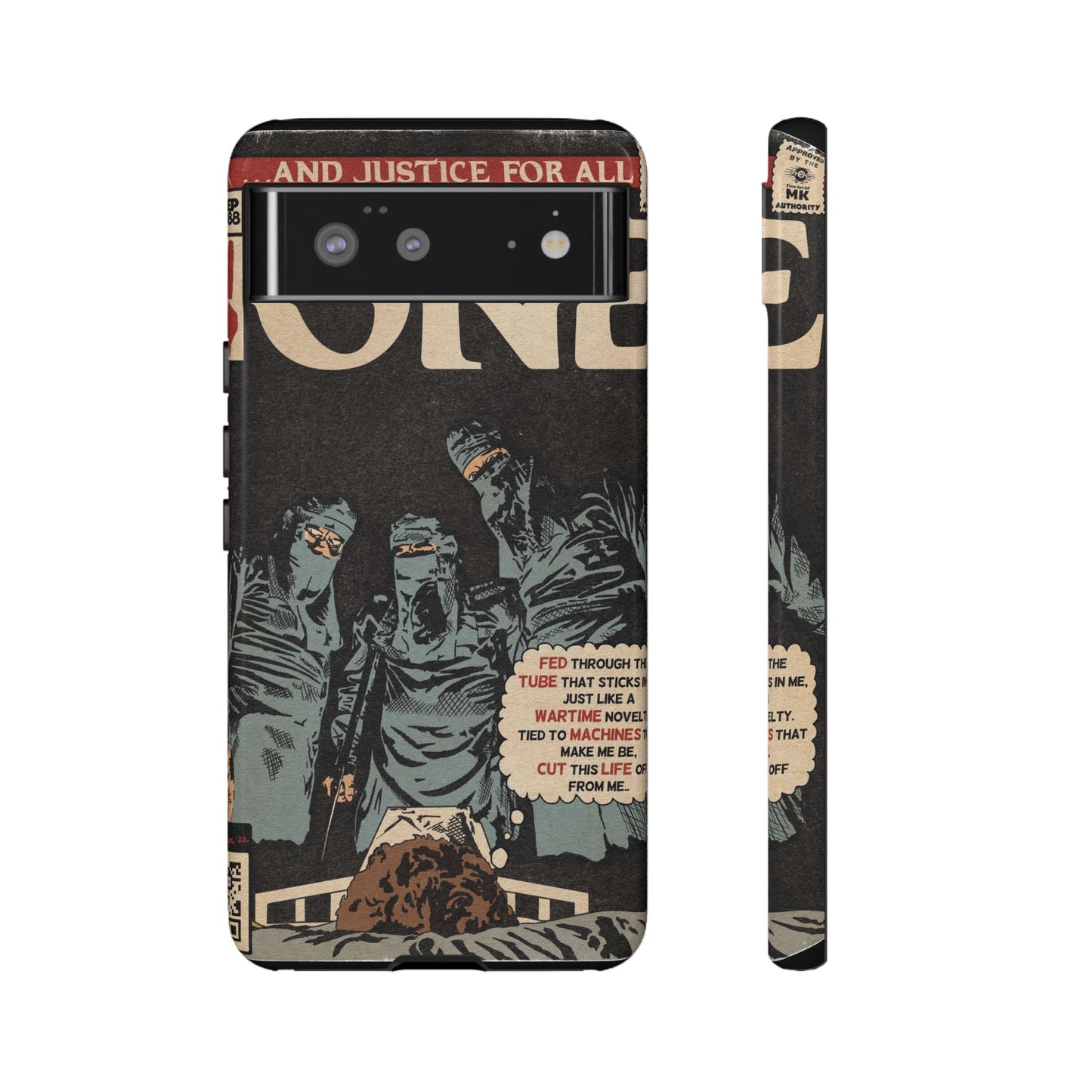 Metallica- One - Johnny Got His Gun Comic Book Art - Tough Phone Cases