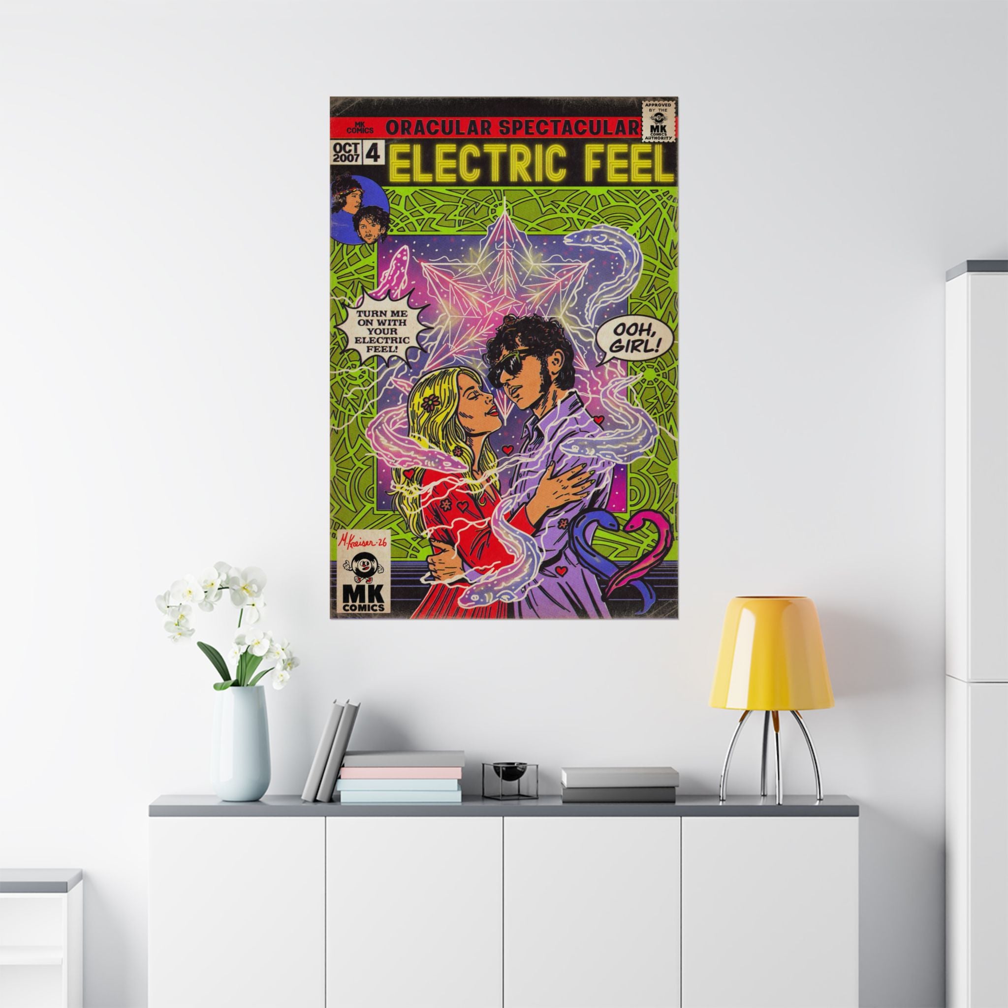 Electric Feel - Matte Vertical Posters