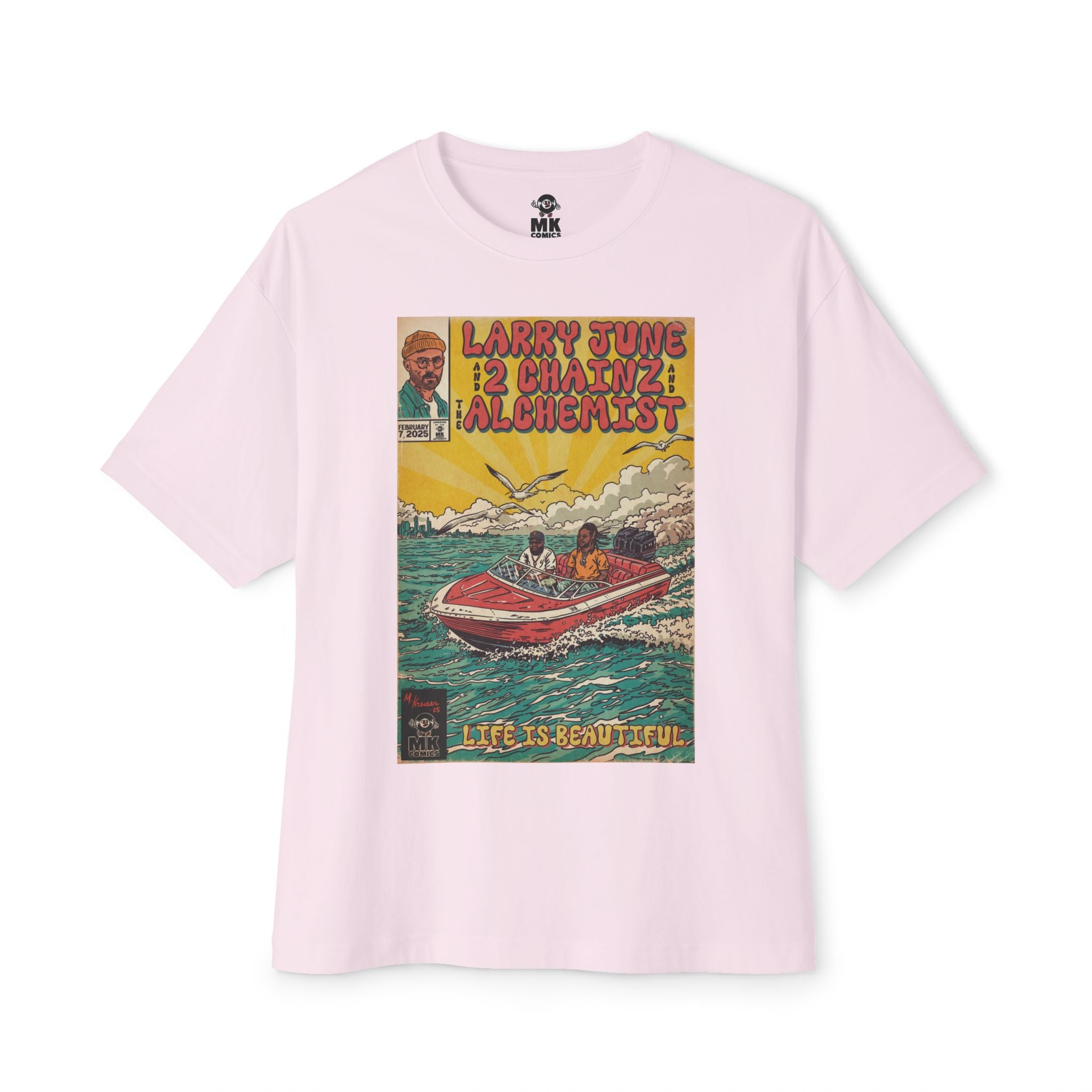 Life is Beautiful - Unisex Oversized Boxy Tee