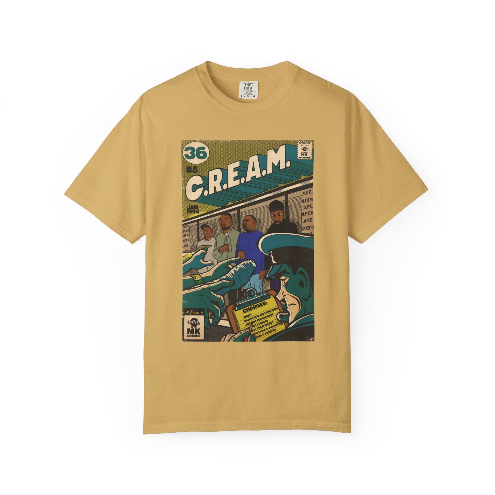 C.R.E.A.M - Unisex Comfort Colors T-shirt