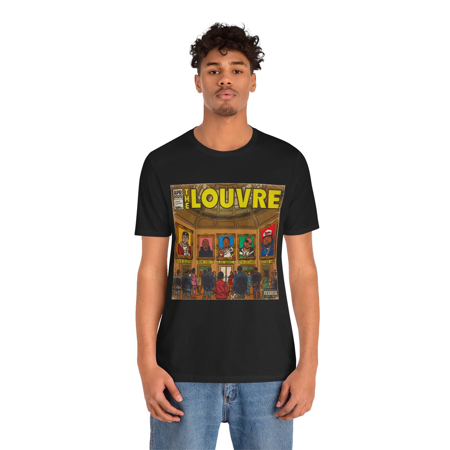The Louvre - Statik Selektah & MK Collab - Unisex Jersey Short Sleeve Tee