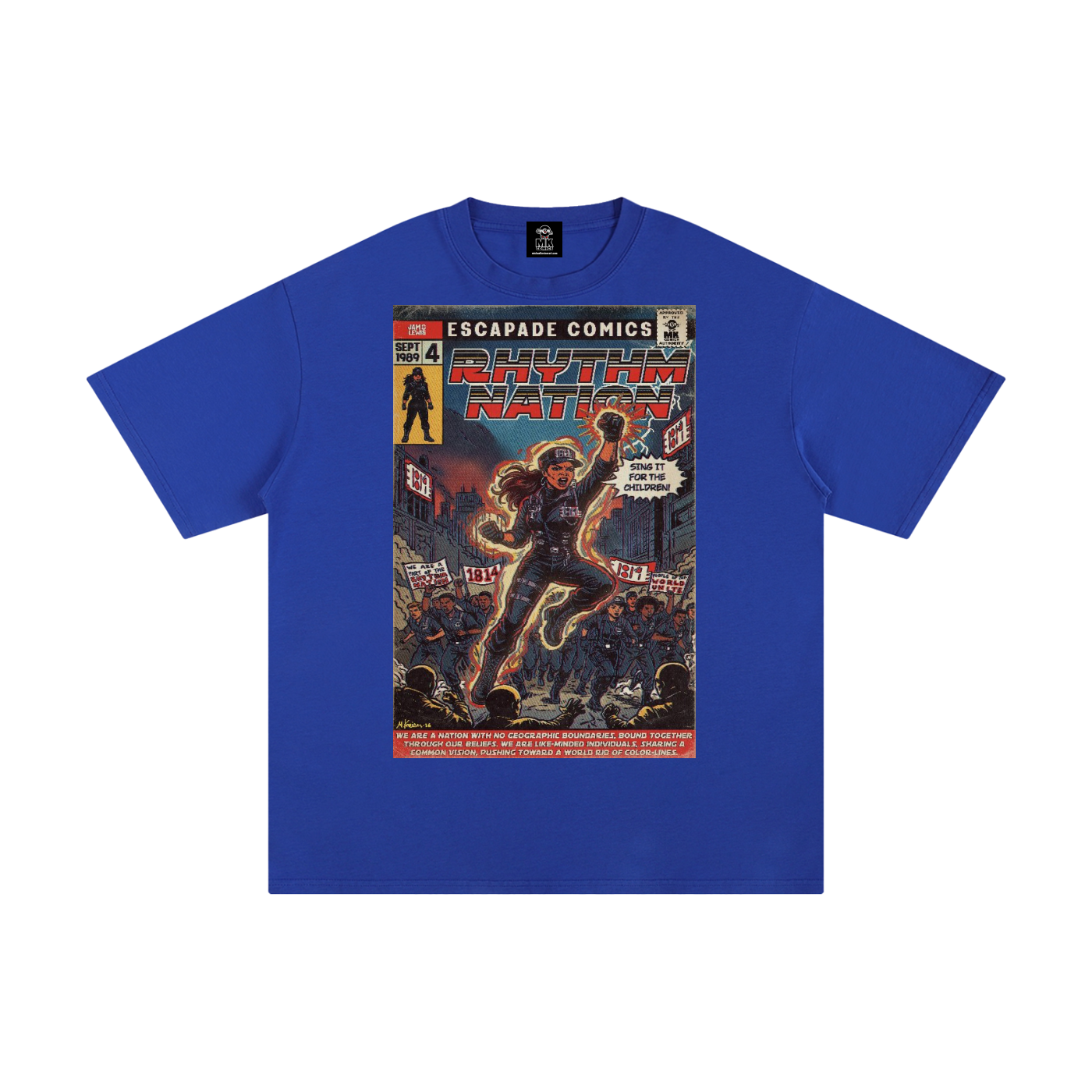 Rhythm Nation - Unisex Pure Cotton T-Shirt