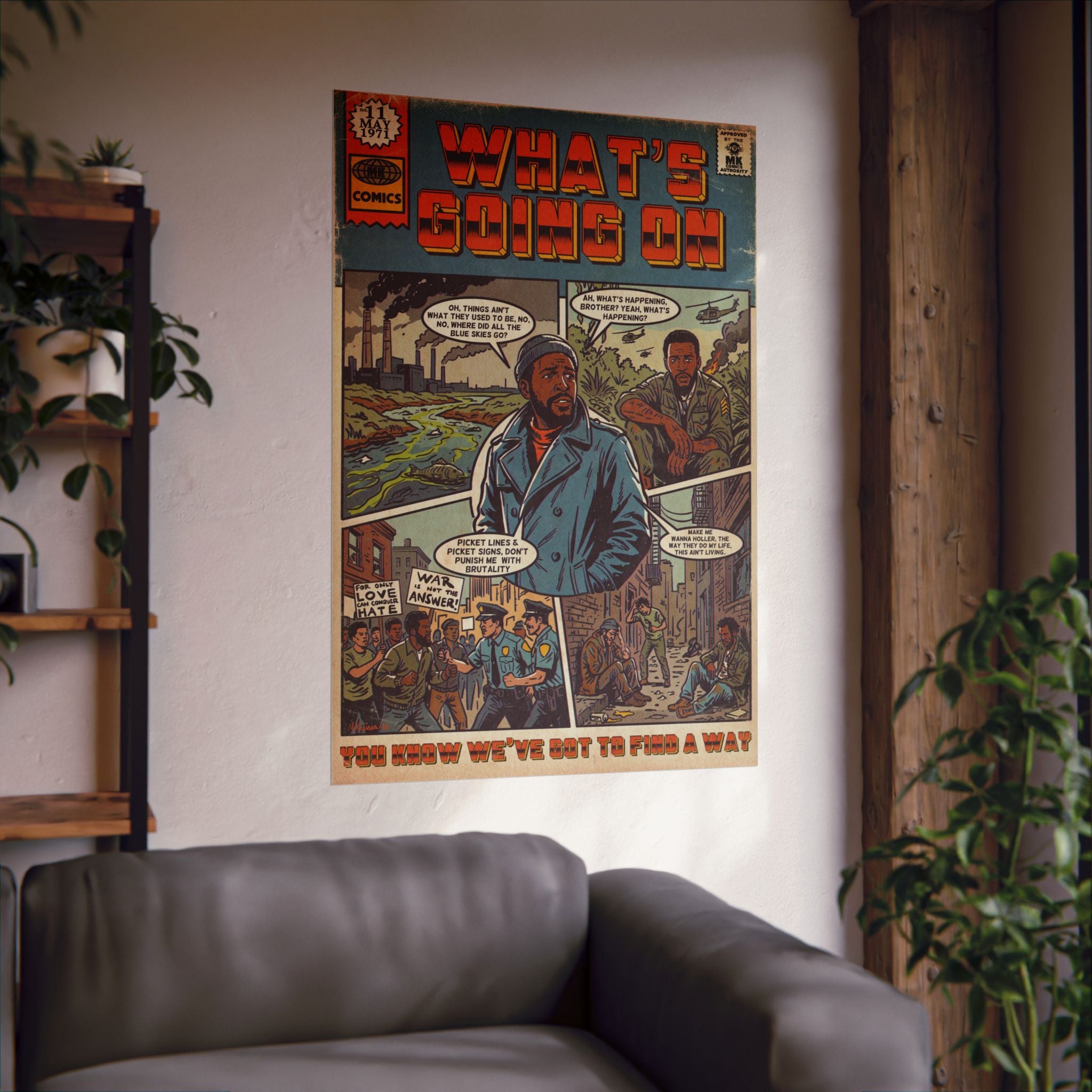 What's Going On - Matte Vertical Posters
