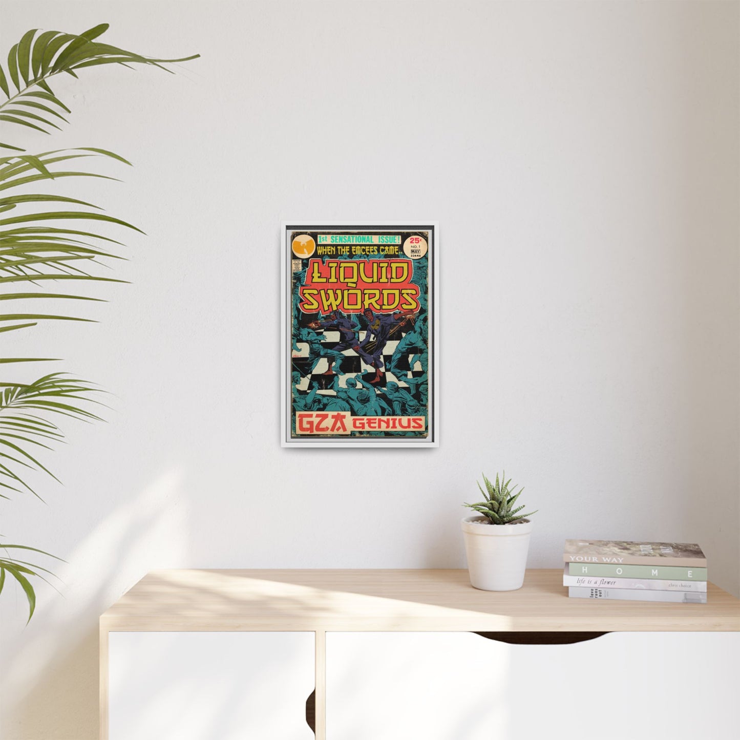 GZA/Genius - Liquid Swords - Gallery Canvas Wraps, Vertical Frame