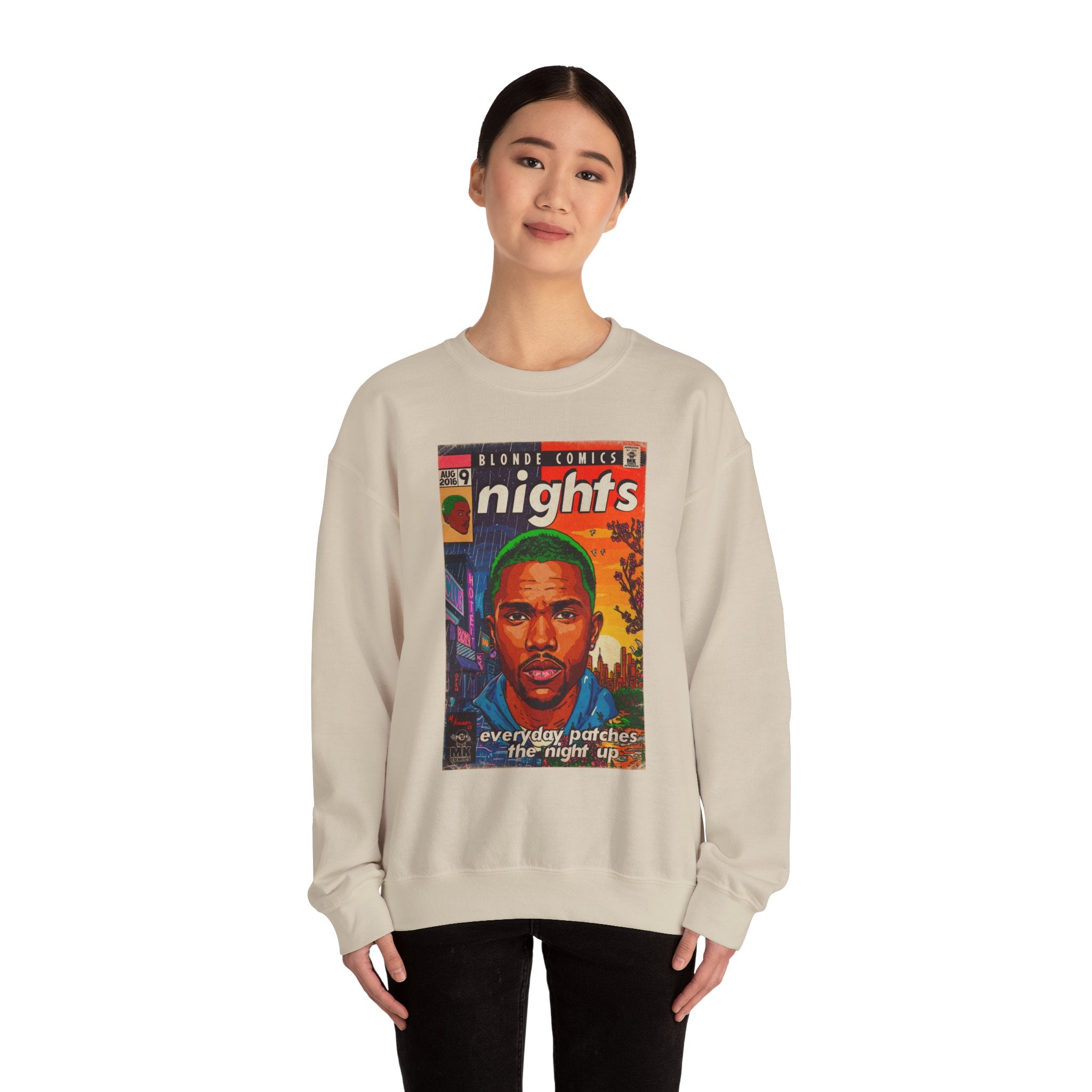 Nights - Unisex Heavy Blend™ Crewneck Sweatshirt