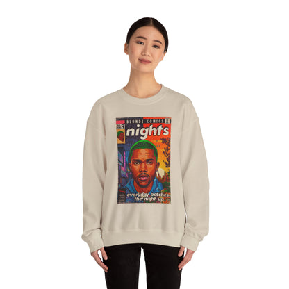 Frank Ocean -Nights - Unisex Heavy Blend™ Crewneck Sweatshirt
