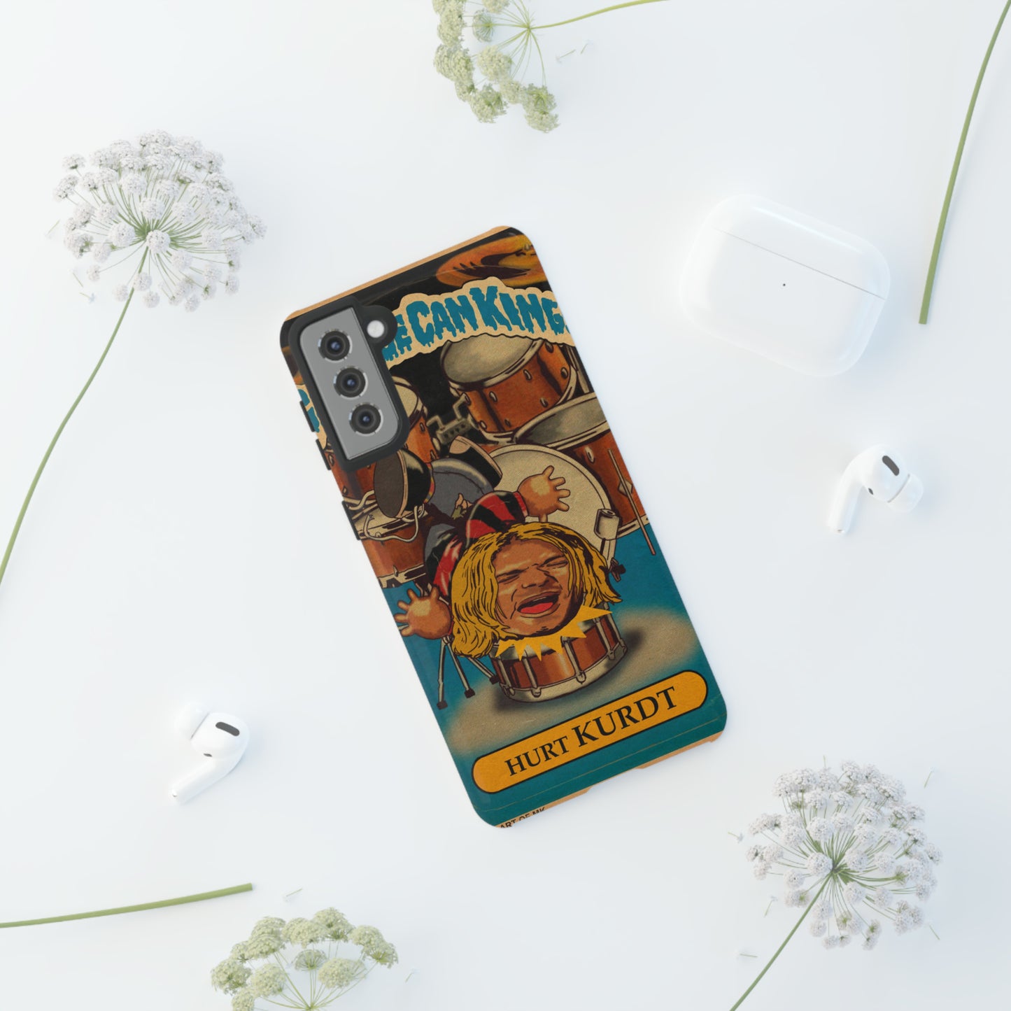 Hurt KURDT - Garbage Can Kings - Nirvana - Tough Phone Cases
