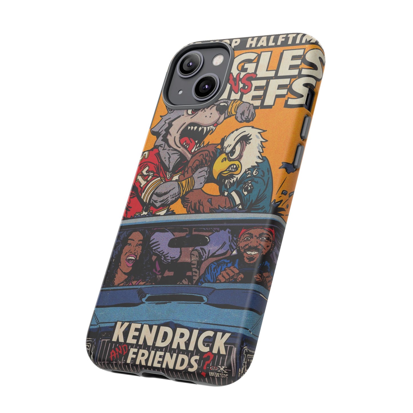 Kendrick & SZA - 2025 Halftime - Eagles vs Chiefs - Tough Phone Cases
