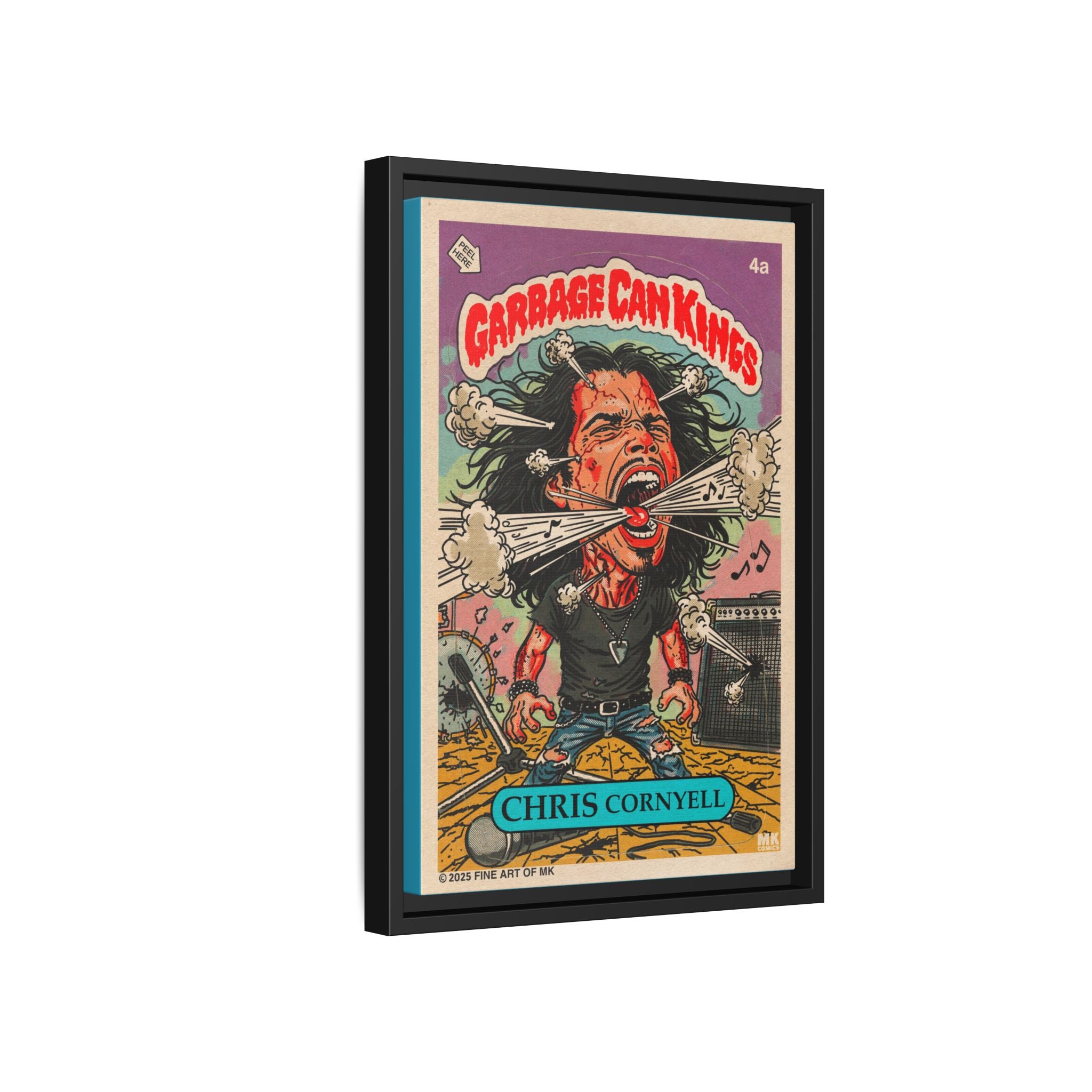 Chris Cornyell - Matte Canvas, Framed (Multi-color)