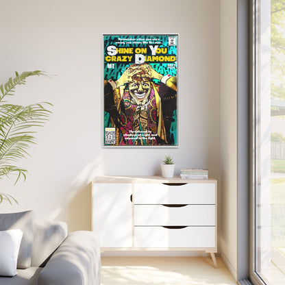 Pink Floyd - Shine on You crazy Diamond -  Gallery Canvas Wraps, Vertical Frame