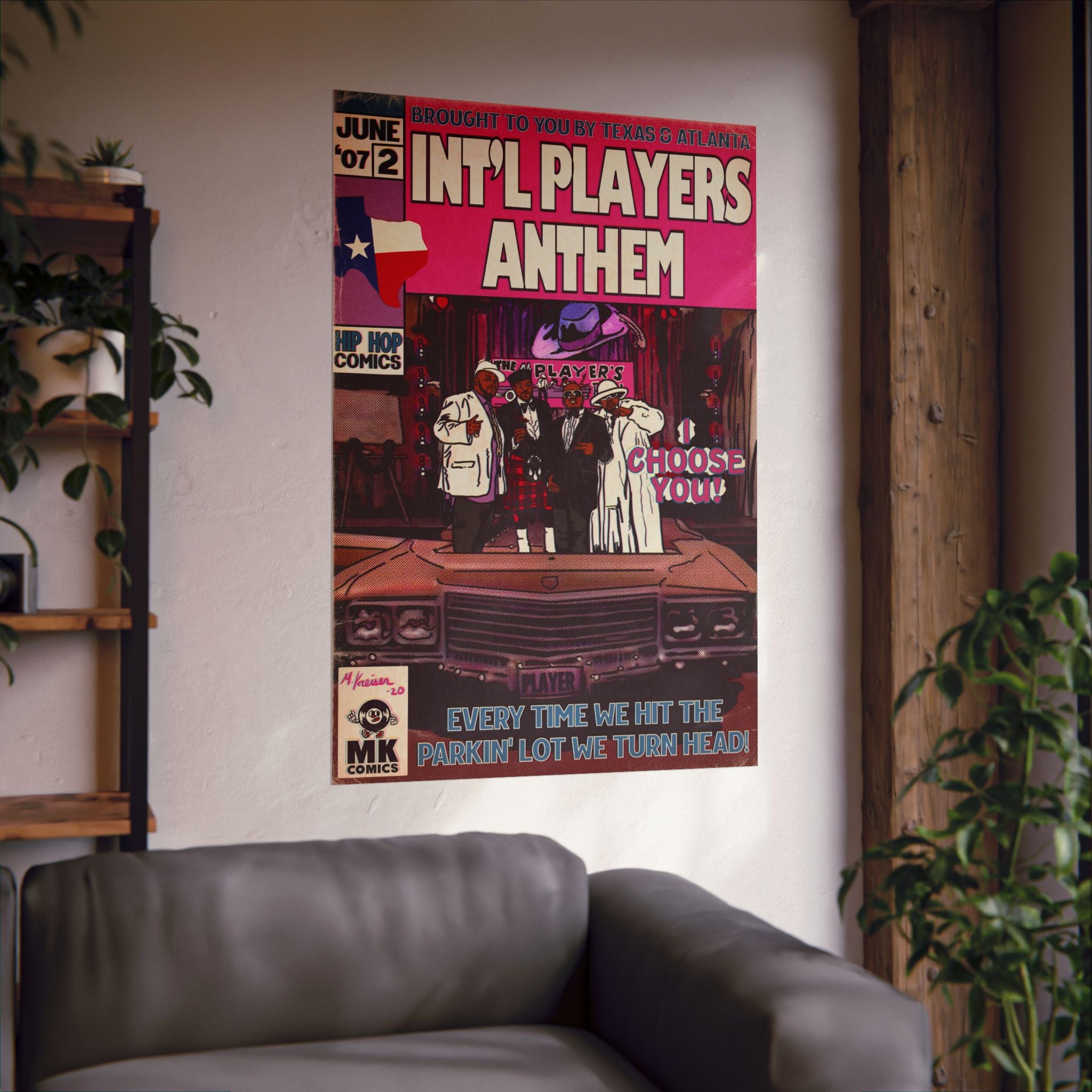 Int’l Players Anthem - Vertical Matte Poster