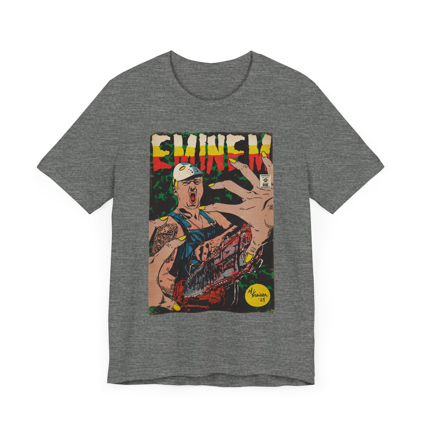Eminem - Comic Book Art -  Unisex Jersey Short Sleeve Tee