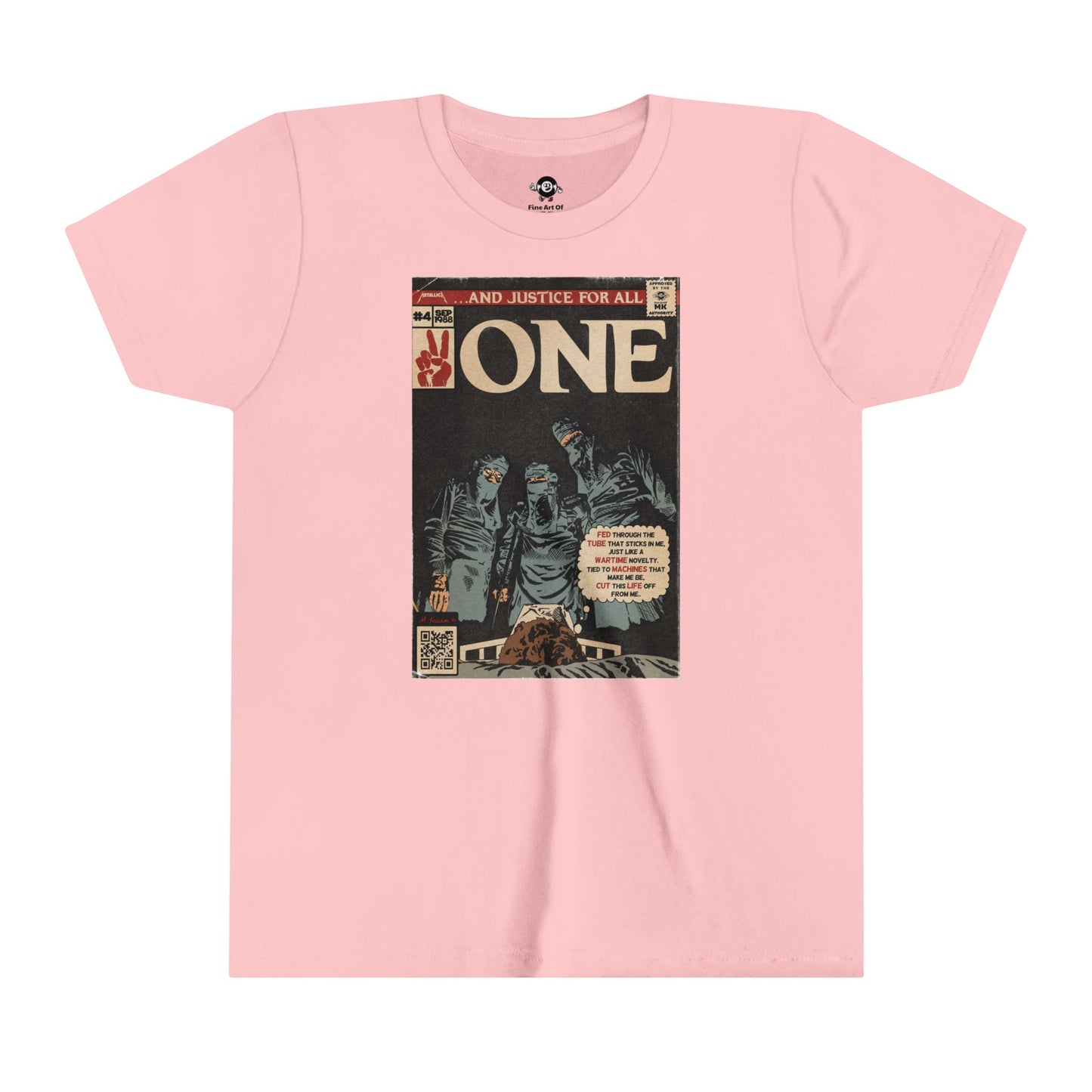KIDS - Metallica- One - Youth Short Sleeve Tee