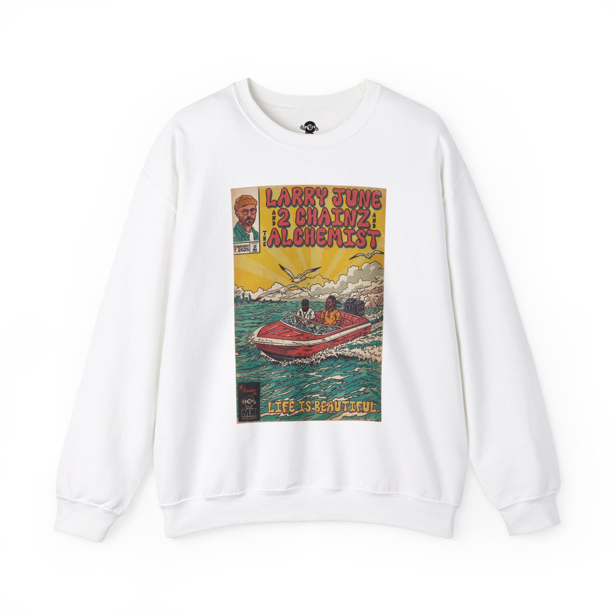 Life is Beautiful - Unisex Heavy Blend™ Crewneck Sweatshirt