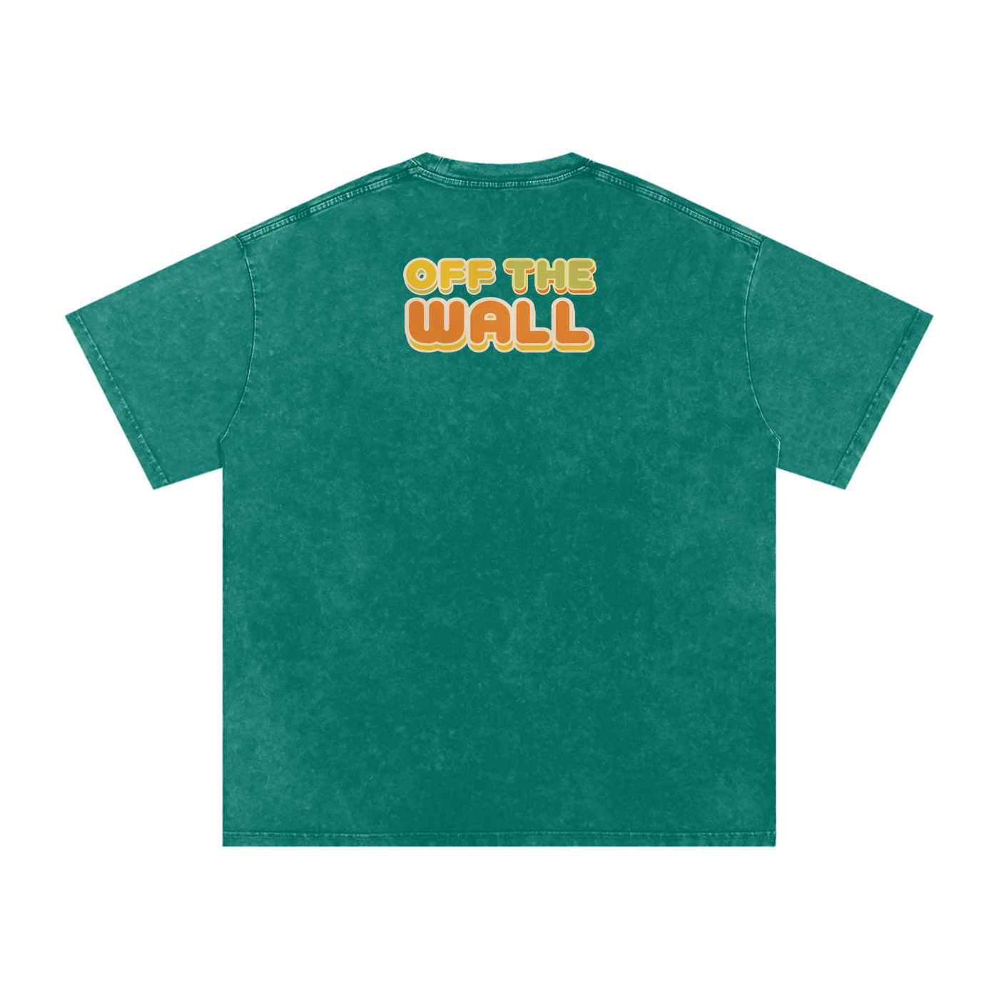 Off the Wall - Snow Washed Oversized Cotton T-Shirt
