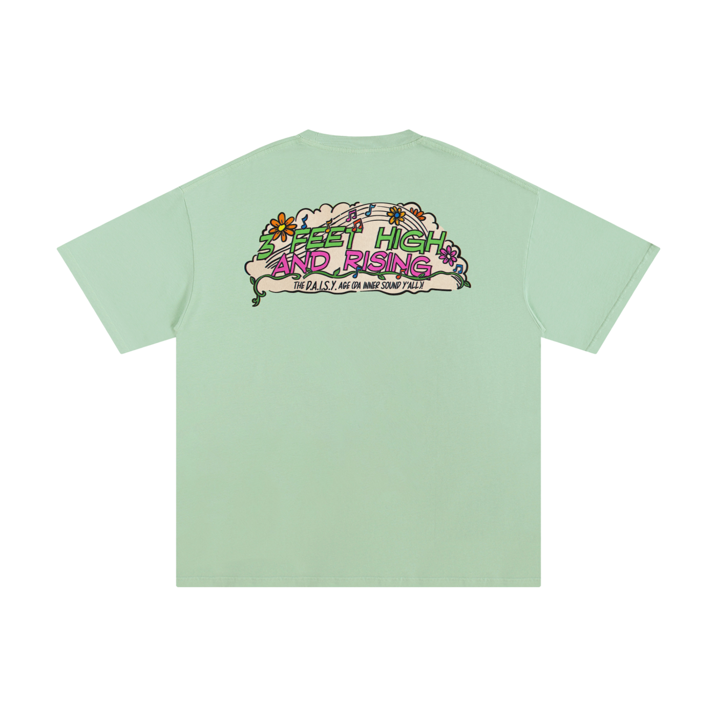 3 Feet High & Rising - Unisex Pure Cotton T-Shirt